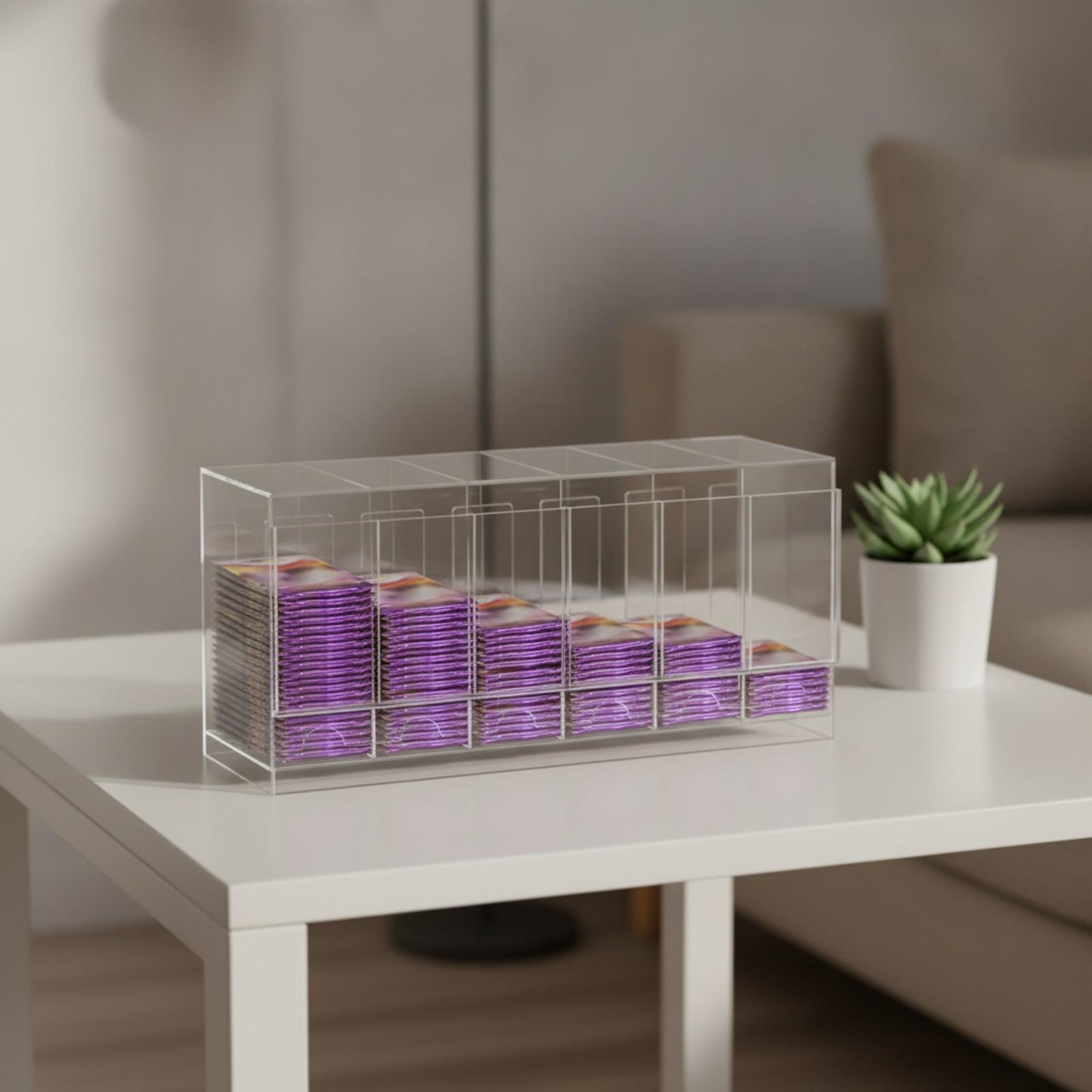 Storage - Pudełko do przechowywania kart z przegródkami,