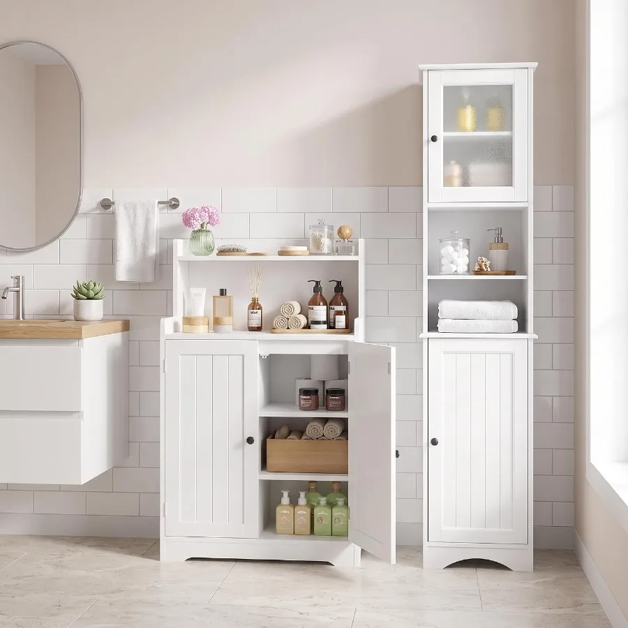 Storage - Zestaw szafek do przechowywania w łazience: