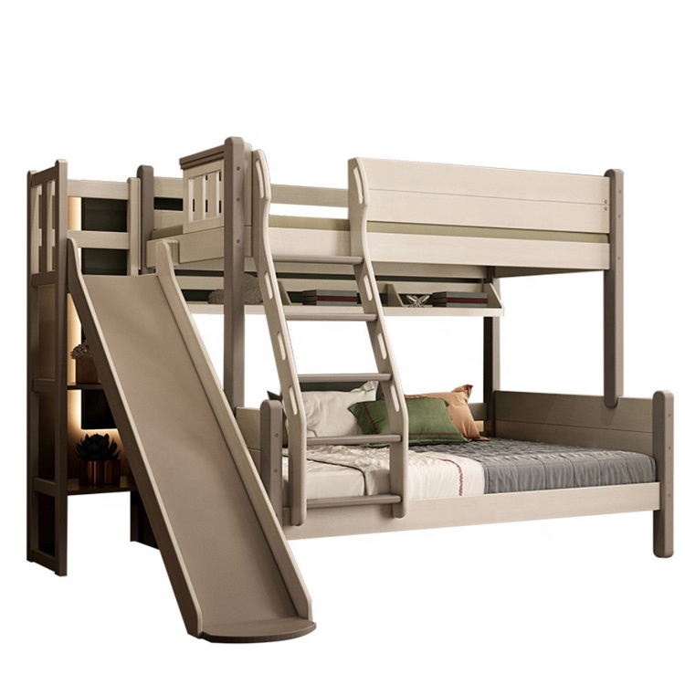 Łóżko dziecięce ze zjeżdżalnią – Bunk Bed With Stairs And Slide recenzja i cena