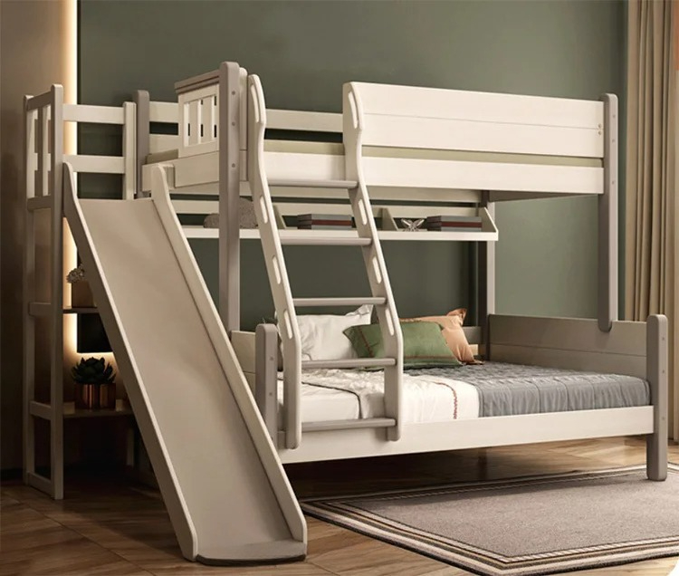 Łóżko dziecięce ze zjeżdżalnią – Bunk Bed With Stairs And Slide recenzja i cena