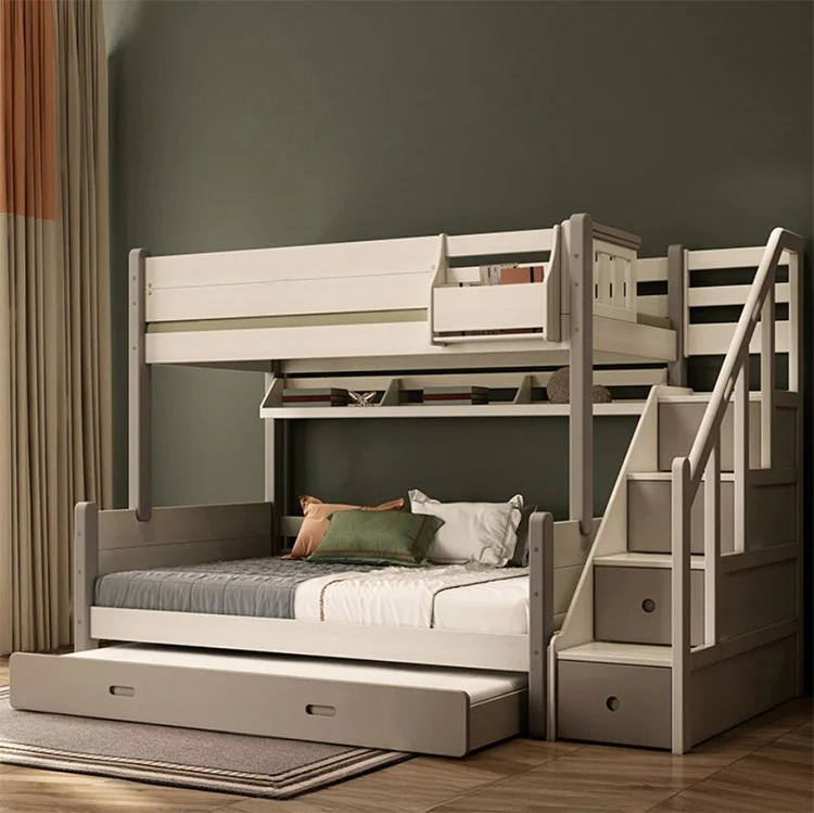 Łóżko dziecięce ze zjeżdżalnią – Bunk Bed With Stairs And Slide recenzja i cena