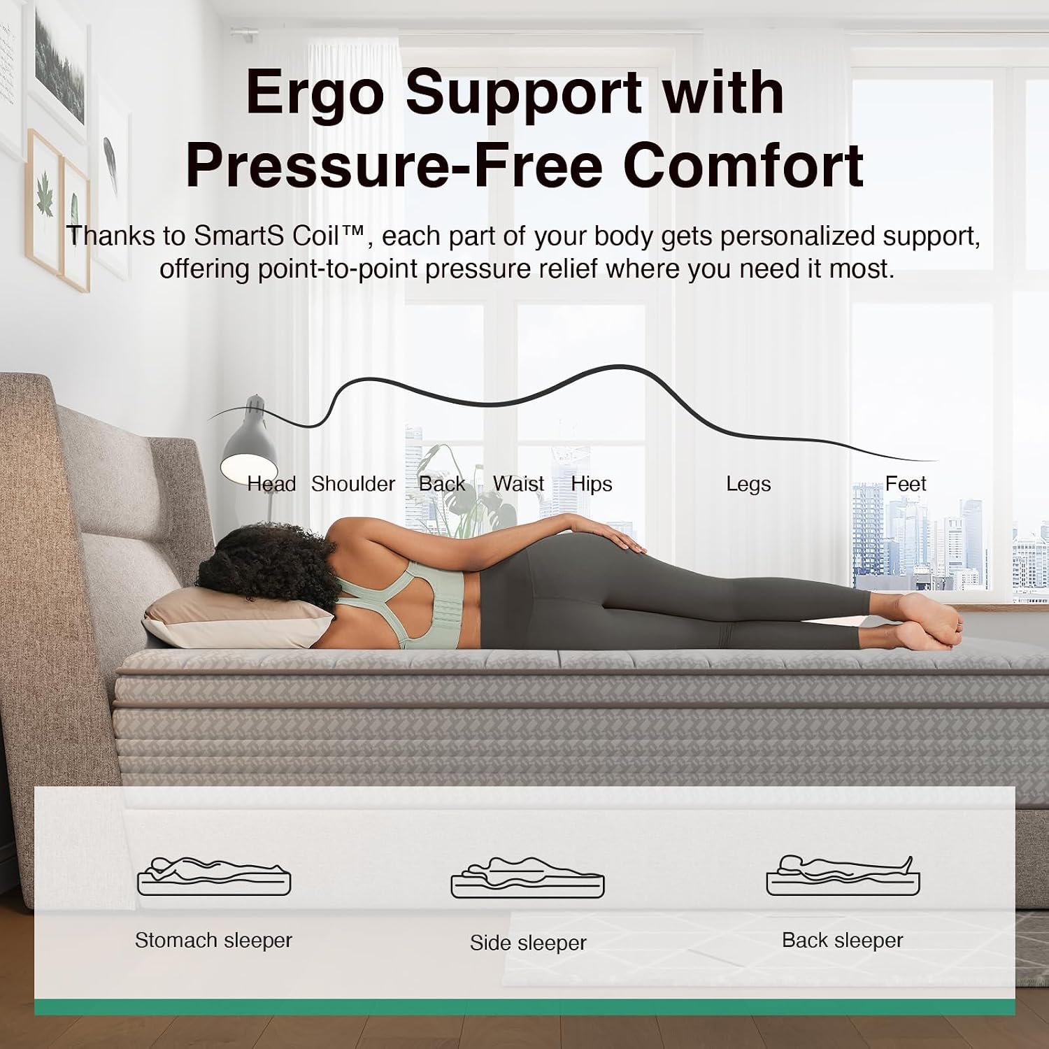 Materac Queen Size o grubości  – Memory Foam Mattress In A Box Queen recenzja i cena