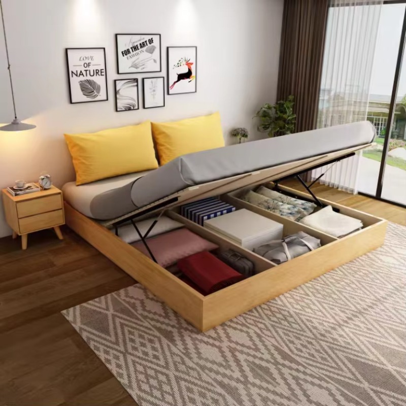 Solidna, nowoczesna rama łóżka – Gas Lift Storage Bed Hydraulic recenzja i cena