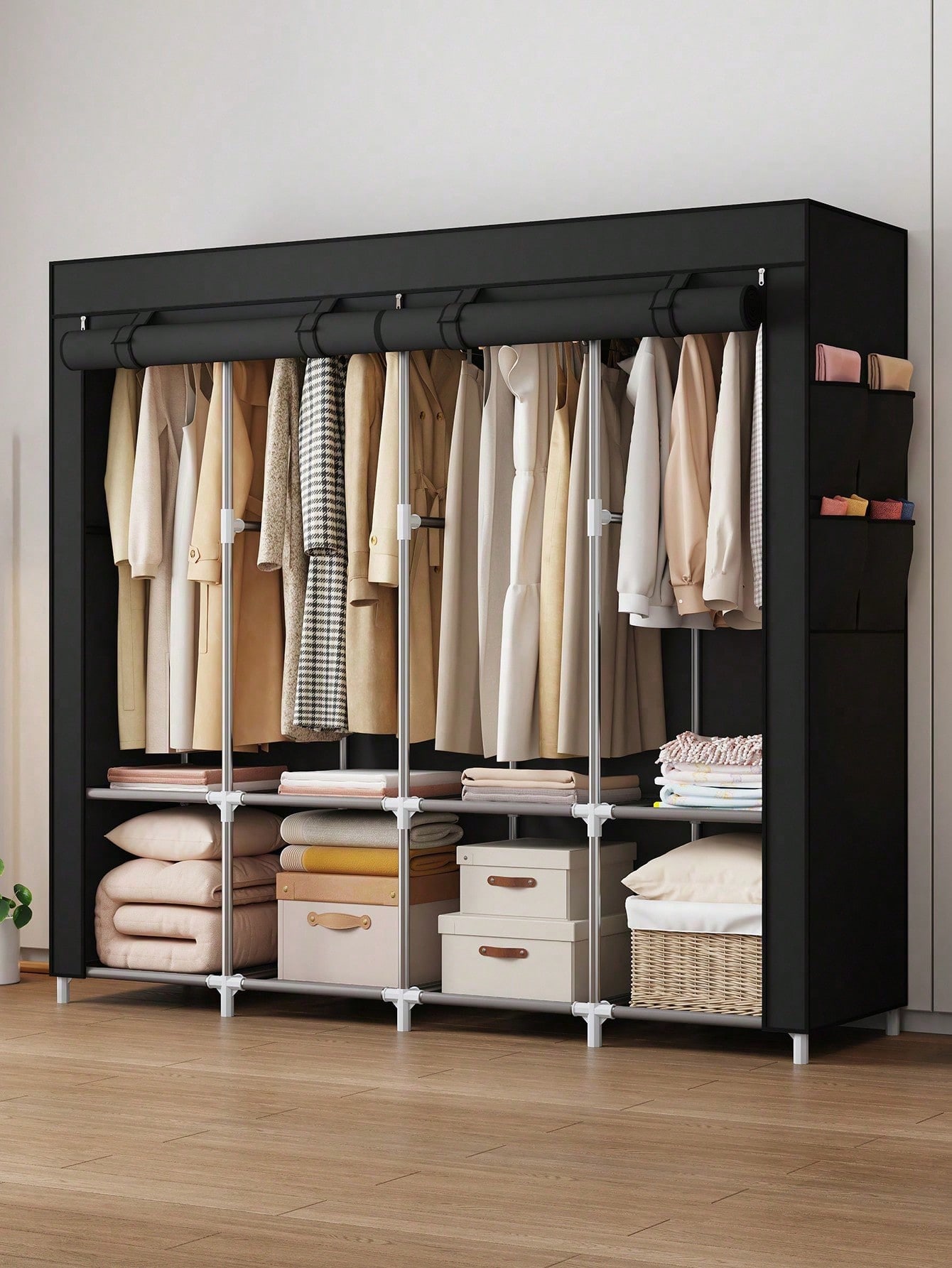 Duża przenośna szafa z nowocze – Wardrobe Closet Portable Fabric Cover recenzja i cena