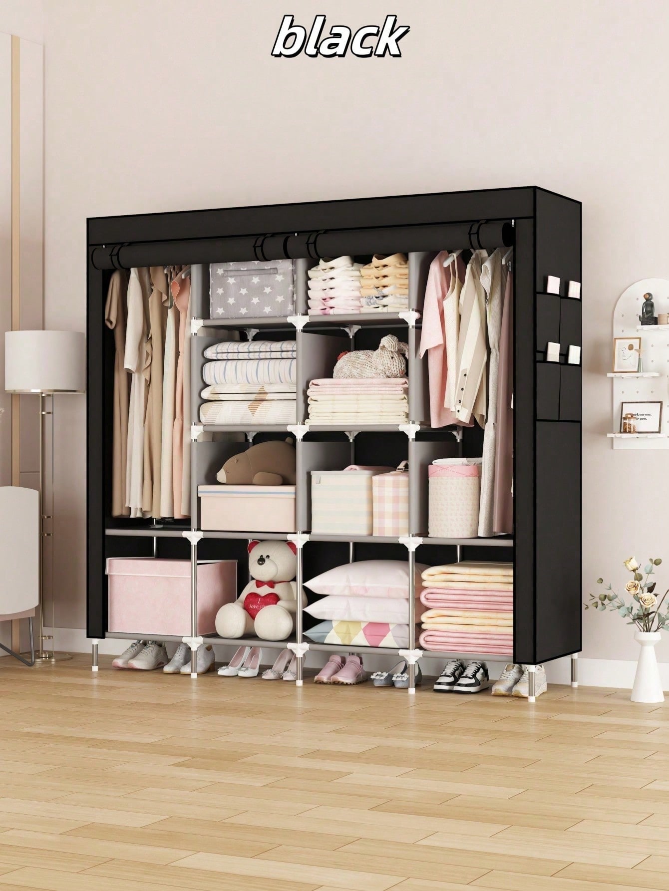 Duża przenośna szafa z nowocze – Wardrobe Closet Portable Fabric Cover recenzja i cena