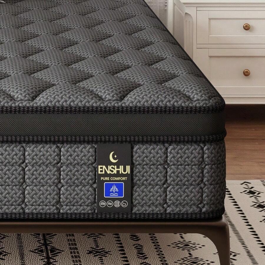 Materac hybrydowy o grubości 1 – Memory Foam Mattress In A Box Queen recenzja i cena
